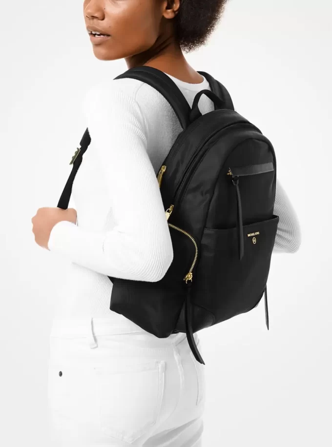 Prescott großer Rucksack aus Nylon-Gabardine Prescott großer Rucksack aus Nylon-Gabardine
