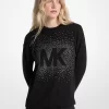 Pullover aus Baumwollmischgewebe mit Logoverzierung Pullover aus Baumwollmischgewebe mit Logoverzierung