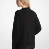 Pullover aus Baumwollmischgewebe mit Logoverzierung Pullover aus Baumwollmischgewebe mit Logoverzierung