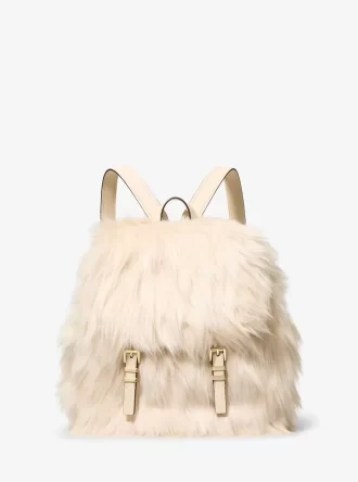 Quinn Rucksack aus Kunstfell (mittelgroß)