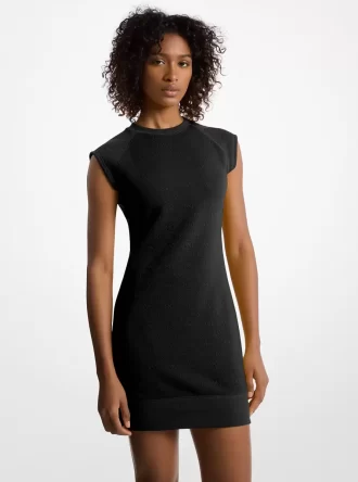Raglanärmel-Logo-Jacquard-Strickkleid Raglanärmel-Logo-Jacquard-Strickkleid