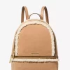 Rhea Rucksack aus Wildleder und Kunstfell (mittelgroß) Rhea Rucksack aus Wildleder und Kunstfell (mittelgroß)