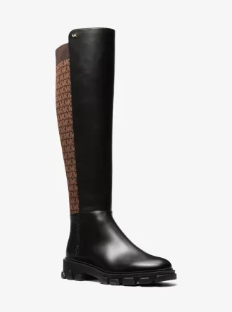 Ridley Logo Stretch Strickstiefel