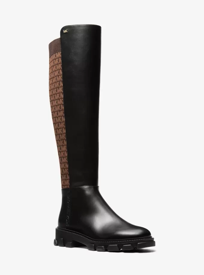 Ridley Logo Stretch Strickstiefel Ridley Logo Stretch Strickstiefel