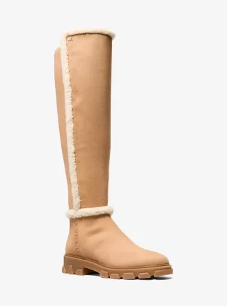 Ridley Reitstiefel mit Kunstfellbesatz