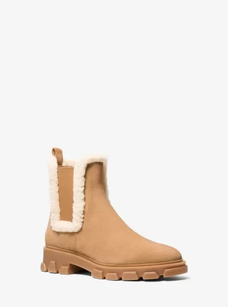 Ridley Wildleder- und Kunstfellstiefel