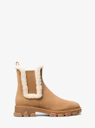 Ridley Wildleder- und Kunstfellstiefel