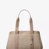 Romee Große Tragetasche aus Leder mit charakteristischem Logo Romee Große Tragetasche aus Leder mit charakteristischem Logo