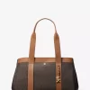 Romee Große Tragetasche aus Leder mit charakteristischem Logo Romee Große Tragetasche aus Leder mit charakteristischem Logo