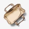 Romee Große Tragetasche aus Leder mit charakteristischem Logo Romee Große Tragetasche aus Leder mit charakteristischem Logo
