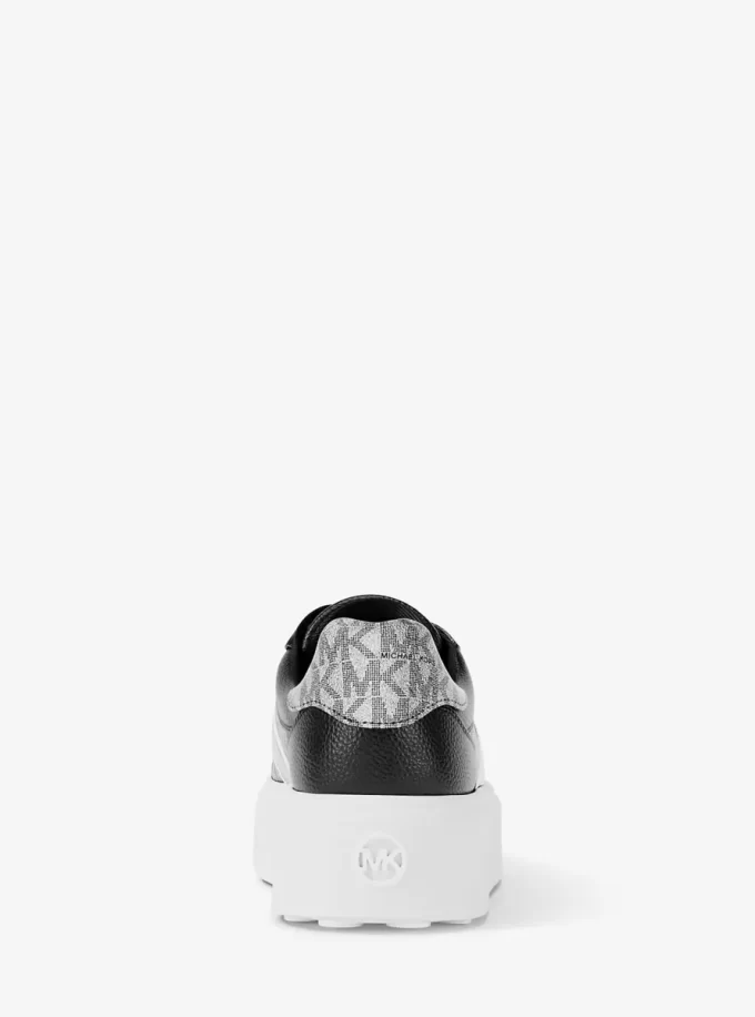 Romey Signature Logo Stripe Plateau-Sneaker