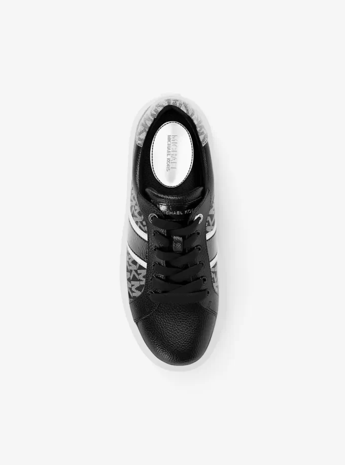 Romey Signature Logo Stripe Plateau-Sneaker