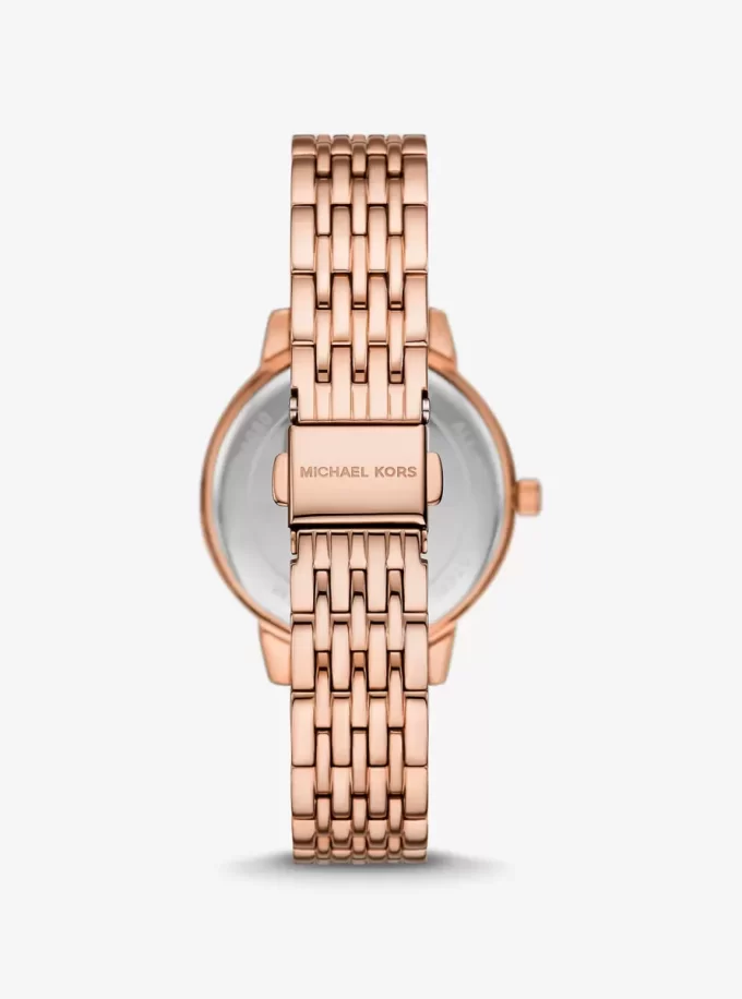 Roségoldfarbene Melissa Pavé-Armbanduhr Roségoldfarbene Melissa Pavé-Armbanduhr
