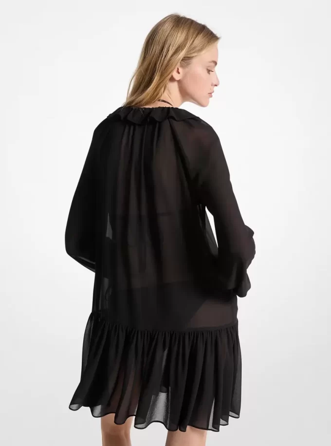 Rüschenminikleid