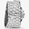 Runway Rhodium-plattierte Edelstahl-Dreifachwickeluhr Runway Rhodium-plattierte Edelstahl-Dreifachwickeluhr