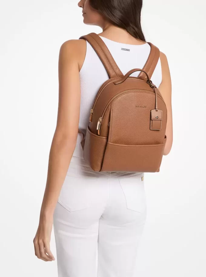 Sable Medium Rucksack aus genarbtem Leder