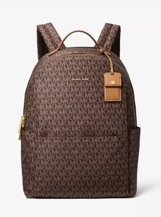 Sable Rucksack mit großem, aufgedrucktem Logo