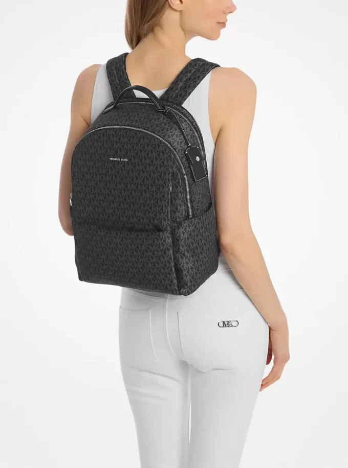 Sable Rucksack mit großem, aufgedrucktem Logo