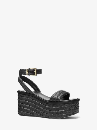 Sandra Stroh-Plateausandalen