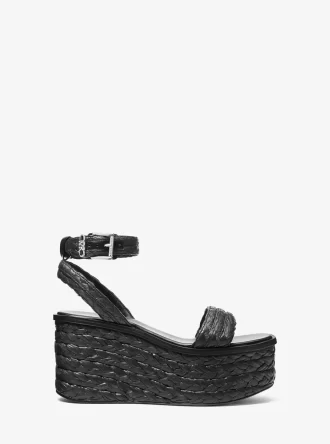 Sandra Stroh-Plateausandalen