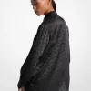 Satinhemd mit Logo-Jacquard-Muster Satinhemd mit Logo-Jacquard-Muster