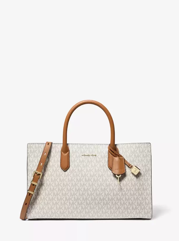 Scarlett Medium Signature Logo Satchel Scarlett Medium Signature Logo Satchel