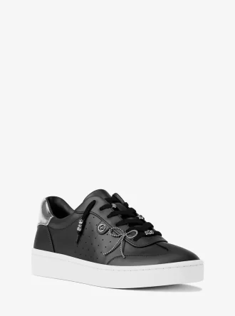Scotty Sneaker aus Leder mit Verzierungen