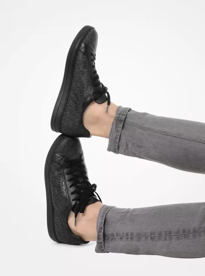 Seating Logo und Leder-Sneaker Seating Logo und Leder-Sneaker