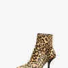 Selina Stiefelette aus Kalbsfell mit Leopardenmuster