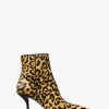 Selina Stiefelette aus Kalbsfell mit Leopardenmuster