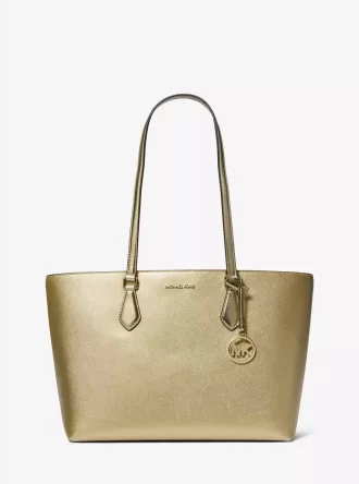 Sheila Große Metallic-Tragetasche