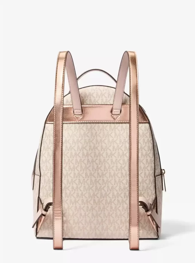 Sheila Medium Two-Tone Signature Logo Backpack Sheila Medium Two-Tone Signature Logo Backpack