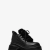 Shiloh Plateau-Stiefel aus Leder und Kunstfell