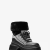 Shiloh Verzierter Mixed-Media-Stiefel Shiloh Verzierter Mixed-Media-Stiefel