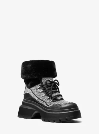 Shiloh Verzierter Mixed-Media-Stiefel