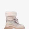 Shiloh Verzierter Mixed-Media-Stiefel Shiloh Verzierter Mixed-Media-Stiefel