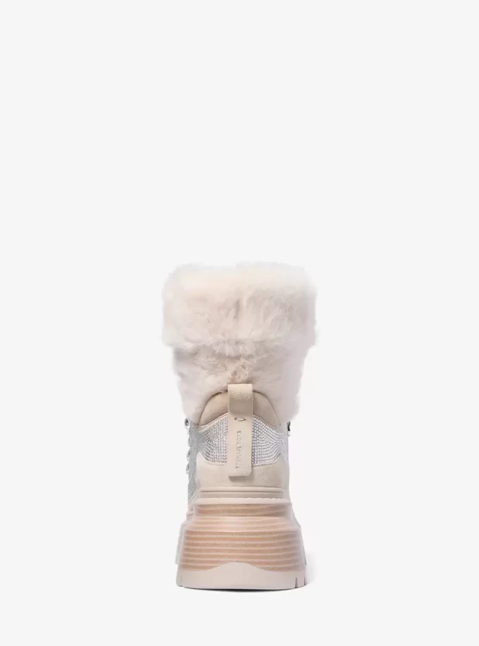Shiloh Verzierter Mixed-Media-Stiefel Shiloh Verzierter Mixed-Media-Stiefel