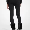 Ski-Steigbügelleggings mit Logo-Prägung aus Jacquard-Gewebe