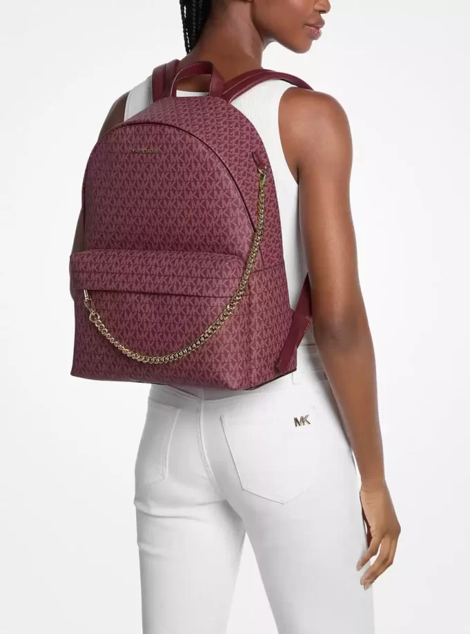 Slater Rucksack mit großem Signature-Logo Slater Rucksack mit großem Signature-Logo