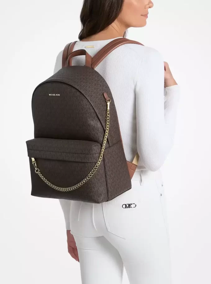 Slater Rucksack mit großem Signature-Logo Slater Rucksack mit großem Signature-Logo