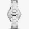 Slim Runway silberfarbene Gliederarmbanduhr