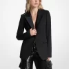 Smokingblazer aus Twill