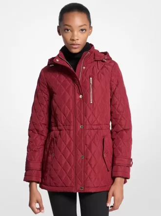 Steppjacke mit Kapuze