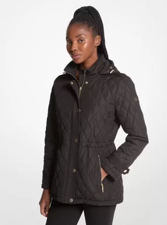 Steppjacke mit Kapuze