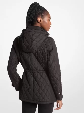 Steppjacke mit Kapuze