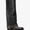 Stiefel aus Colby-Leder mit charakteristischem Logo