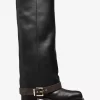 Stiefel aus Colby-Leder mit charakteristischem Logo