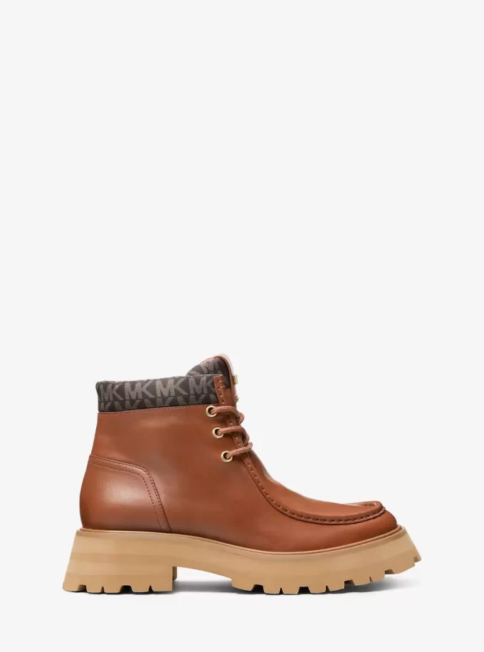 Stiefelette aus Cade-Leder