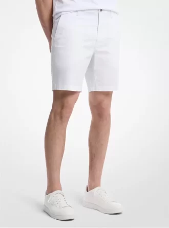 Stretch-Baumwollshorts