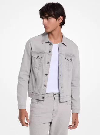 Stretch-Denim-Truckerjacke